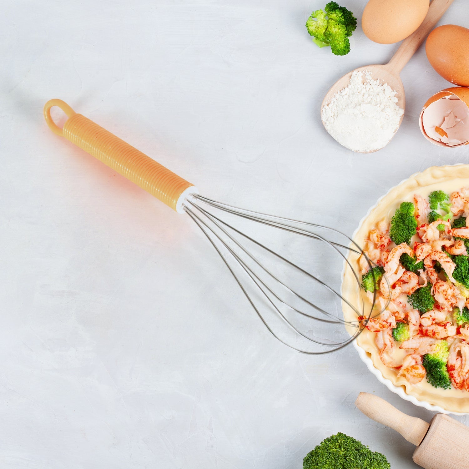 Stainless Steel Manual Whisk – Cream, Flour & Egg Mixer (16 Cm) Stainless Steel Manual Whisk – Cream, Flour & Egg Mixer (16 Cm)